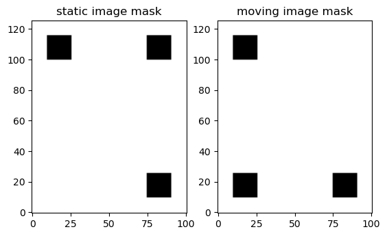 affine registration masks